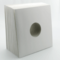 20x Inside Out White Vinylleercover mit Loch Border 3mm