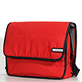 DJ Shoulder Bag - Re-Used Cotton Air Mattress (Red) Format Geiger 12 Inch