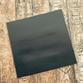 Black Vinylleercover ohne Loch Border 3mm