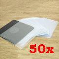 50x Protection Cover for 12inch Papersleeve (PVC Orange Peel)