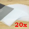 20x Protection Cover for 12inch Papersleeve (PVC Orange Peel)